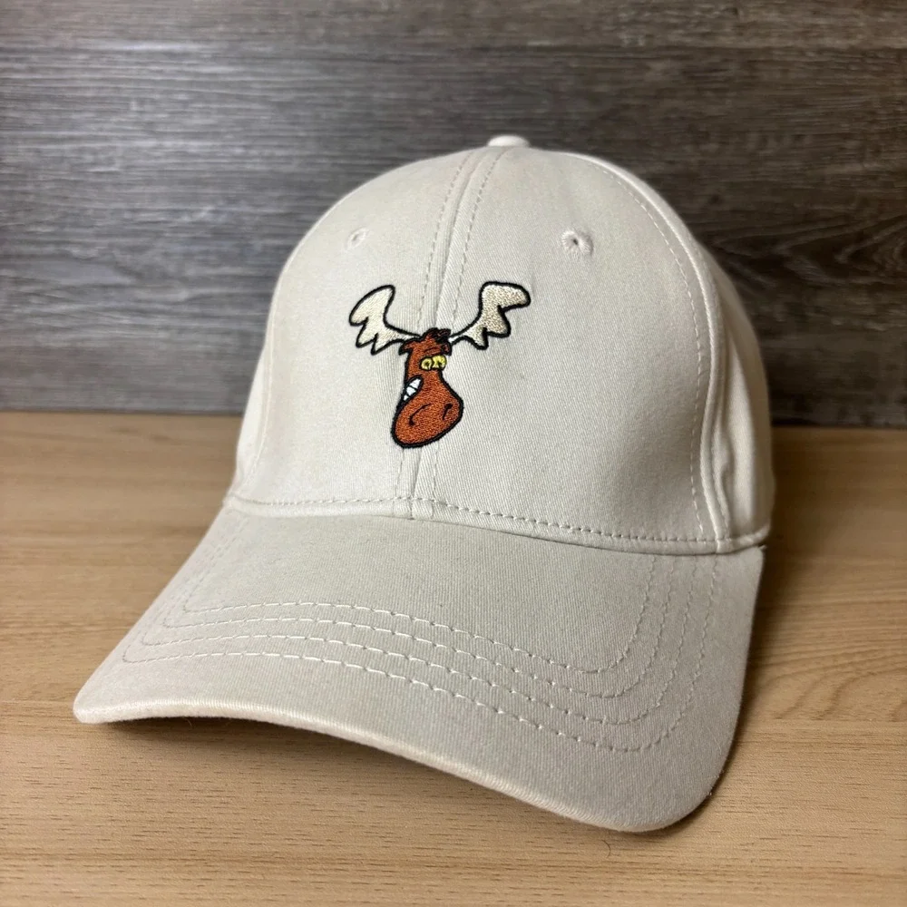 Marbleton Moose Hat Cap Fitted L/XL Beige Outdoors Mens